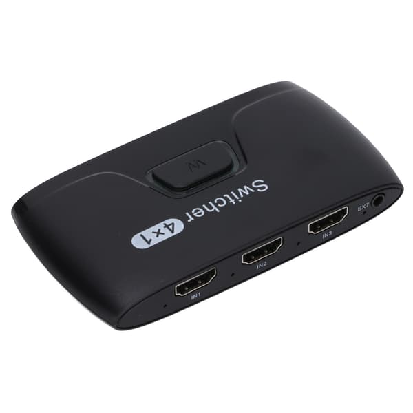 4 i 1 ut-adapter 4K och 30Hz HD Multimedia Interface Switch Video Switcher för HDTV DVD