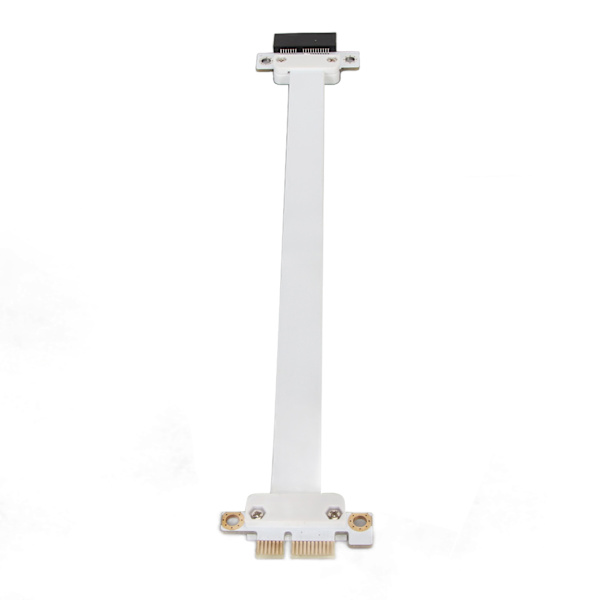 PCIE-forlængerkabel - Højhastigheds fleksibelt PCI Express 3.0 1X Riser-kabel PCIE 1X Extender-adapter Jumper til netværkskort 30cm / 11.8in