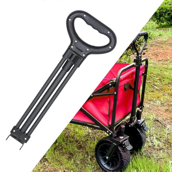 Hand Cart Pull Handle Replacement Part Shopping Cart Pull Handle for Fishing Carts Garden Carts Trolley Picnic Carts Beach