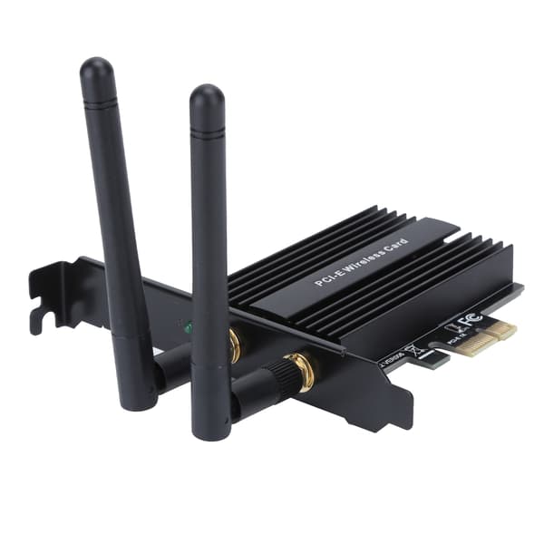 PCI Express WiFi 6-adapter 3000 Mbps til Intel AX200 Pro 802.11ax 2.4G/5Ghz til Bluetooth 5.0 Sort