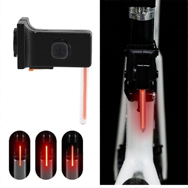USB Ladattava LED Polkupyörän Takavalo Punainen, Vedenpitävä Takavalo