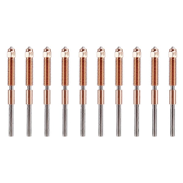 10 st Munstycke 0,4 mm Snabbytes för K1C K1 Max V3 Munstycke