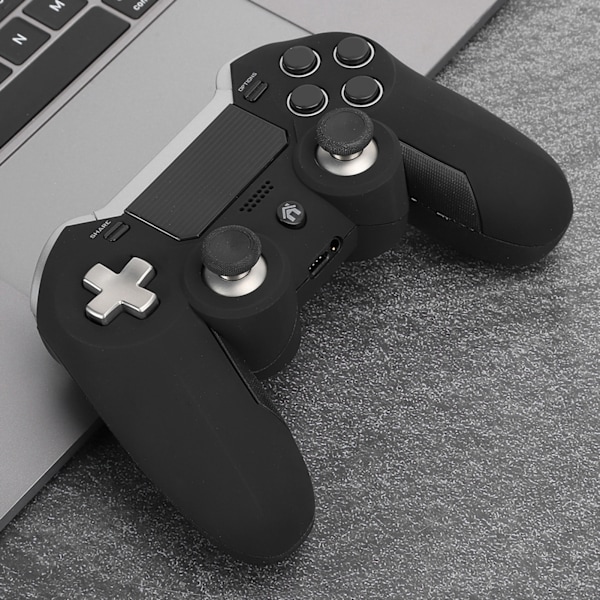 Trådlös Bluetooth-spelkontroll för PS4-spelande PC multifunktionella gamepad-tillbehör