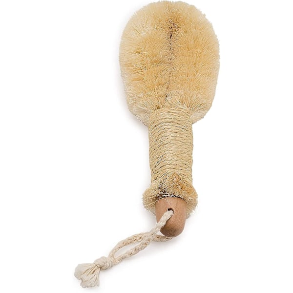 Sisal Kropsbørste til Tør Hud Eksfoliering Forbedrer Blodgennemstrømning Reducerer Cellulite Naturlige Fibre