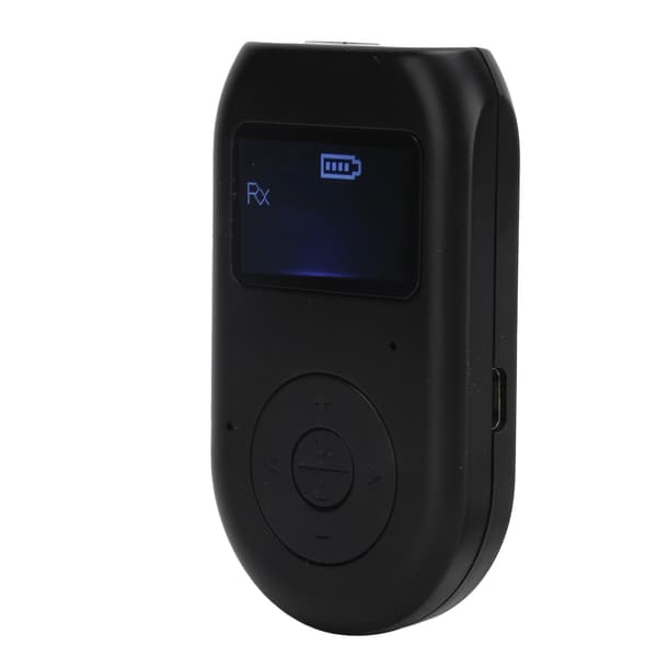 2-i-1 Bluetooth 5.0-adapter mottaker sender lydadapter med LCD-skjerm håndfri