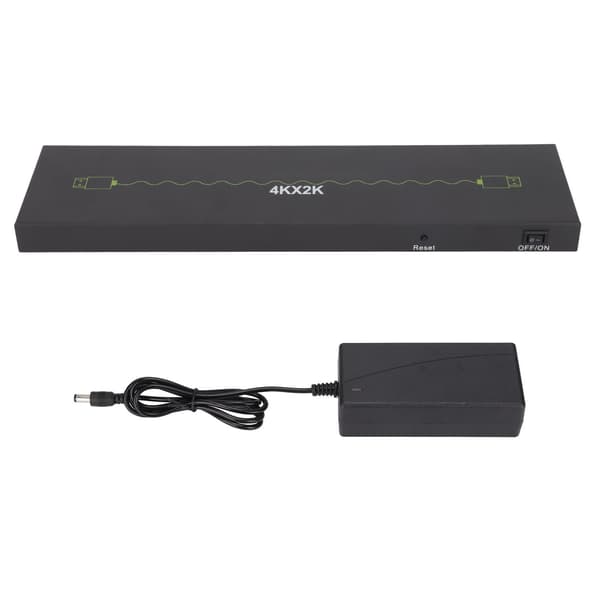 High Definition Multimedia Interface Splitter 4K 1 ind 10 ud Stabil Pålidelig Praktisk Computerenhed 100V til 240V UK-stik