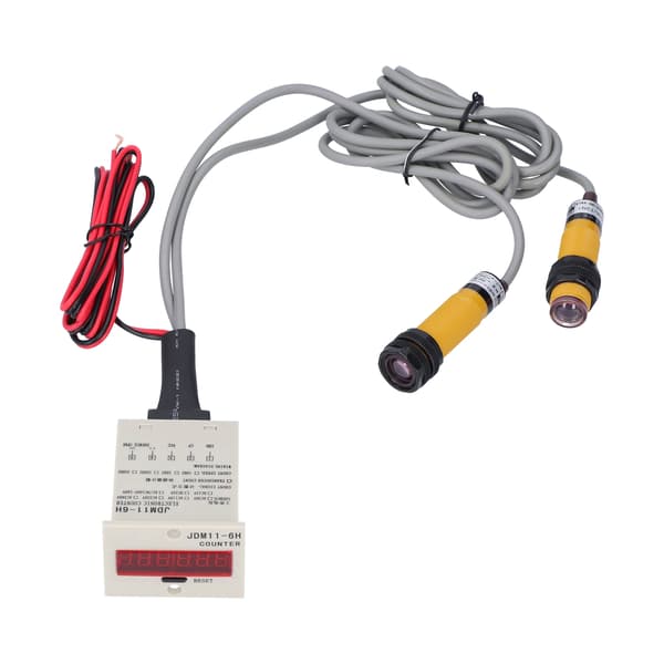 BERM LED Elektronisk Räknare Induktiv Digital Display Panel Installation Räkneverktyg JDM11‑6HAC220V