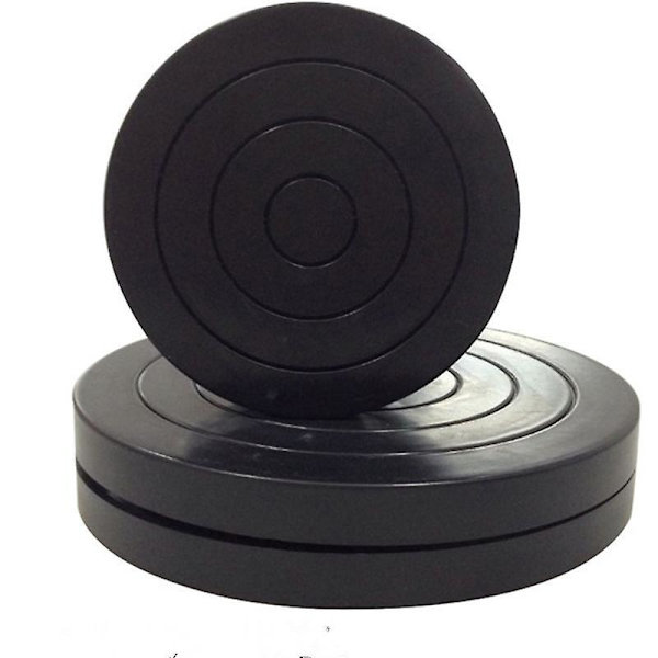 Dubbelsidig skulpteringshjul i plast - 11,5 cm diameter - Rotationsbord för keramikkonst
