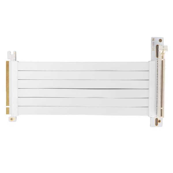 PCIe forlængerkabel 20 cm 128 Gbps højhastigheds PCI Express interfaceadapter til grafikkort lydkort netværkskort hvid
