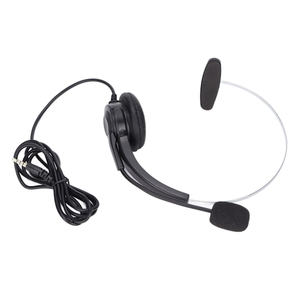 USB-headset 3,5 mm computerhovedtelefon med mikrofon støjreducerende til bærbar pc-mobiltelefon