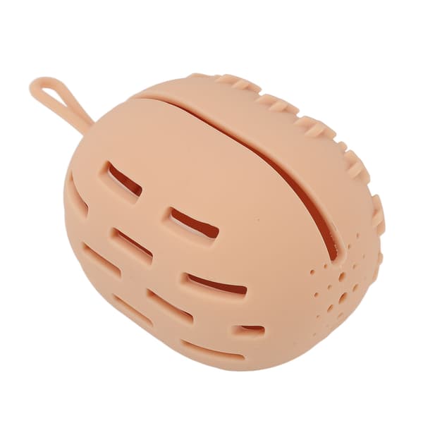 Makeup Svampeholder Bærbar Åndbar Mini Silikone Khaki Makeup Blender Etui til Opbevaring