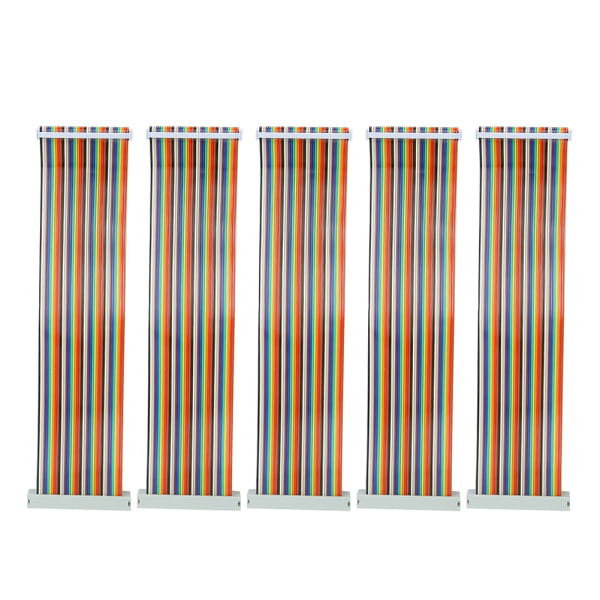 5 stk. GPIO-kabel til Raspberry Pi han til hun 40-bens ledning computertilbehør 20 cm han til hun