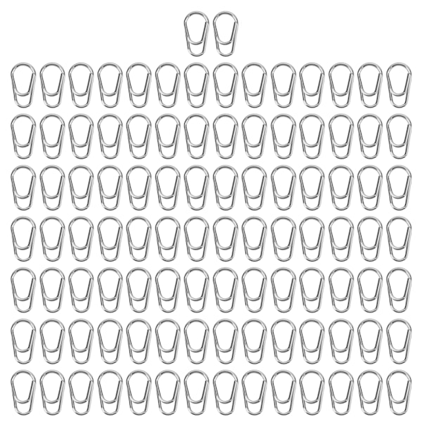 100 kpl kalastusrengas, korkea vetolujuus, kestävät kalastuslukot, vieheen liittimet nro 6