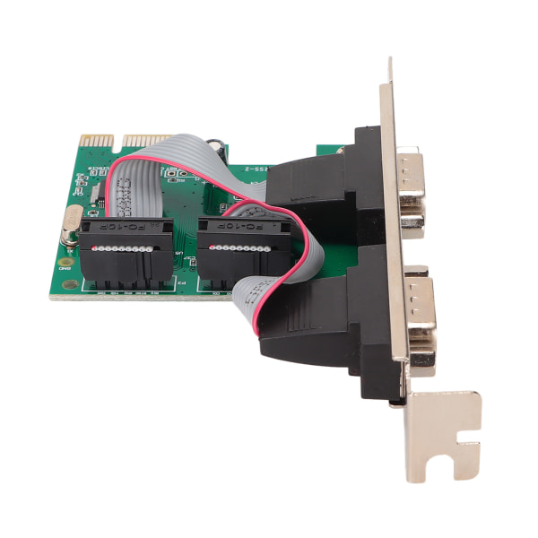 Pcie-utvidelseskort PCIE-seriekort Datamaskin Desktop COM-port PCIE til RS232-grensesnitt Utvidelseskort med dobbel serieport