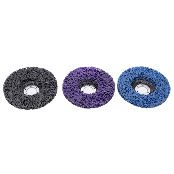 3 stk vinkelsliber polerskive Elastisk harpiks slibeskive polerpude 4,5 tommer 115 mm