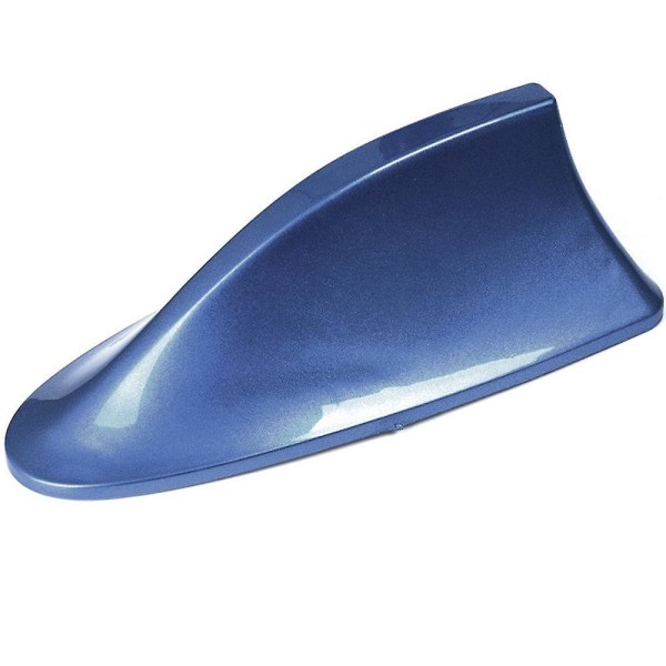 Universal Shark Fin biltakantenne med blå matt finish - 17x7x6cm