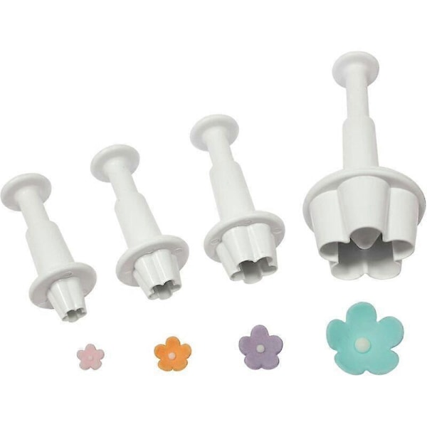 Tryckform, Plast, 4st Vita