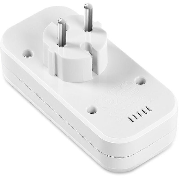 Multi USB Strømstik, 4 I 1 Stikdåse USB Oplader Med 3 AC Udgange 10a, 2500w Og 2 USB Porte, Elektrisk Stikkontakt Ideel Til Soveværelse Hjemmekontor