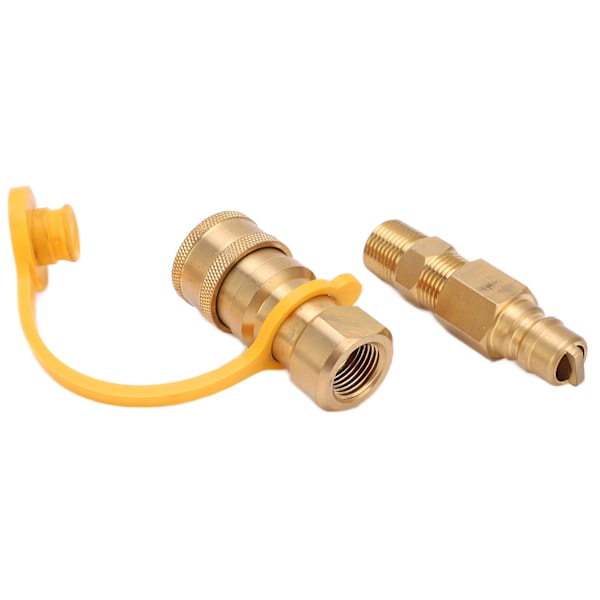 Propantankadapter 3/8 tommer kompakt holdbar propankobling tilbehør for hjemmebruk