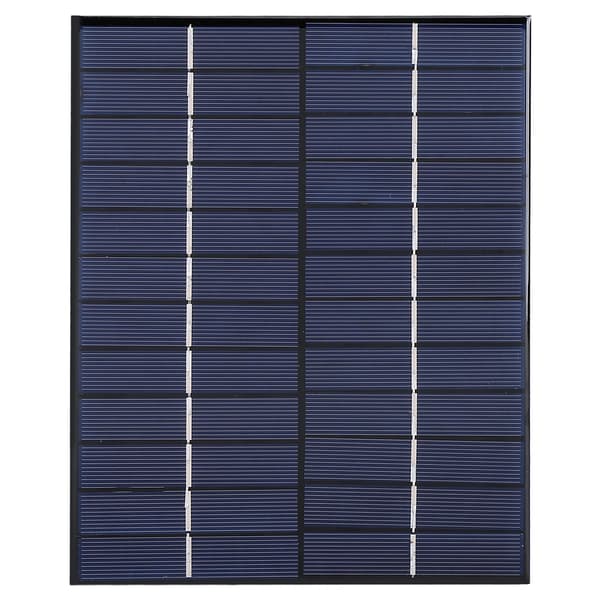 5.2W 12V Polykrystallinsk Silisium Solcellepanel Modul for DIY Batterilader Strømforsyning