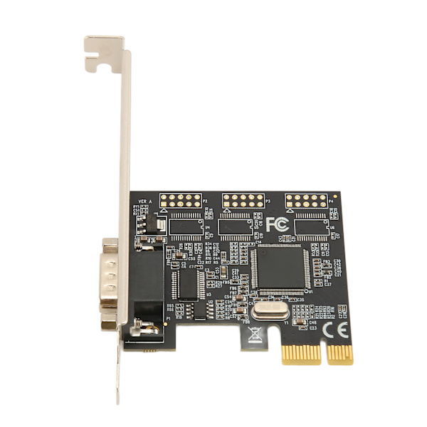 PCIe X1 RS232 seriel adapterkort enkeltport PCI Express til RS232 konverteradapter til Windows til Linux til DOS