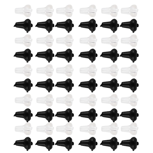 60 stk PVC fiskekrok karper rigg ring stopper perler fiskefiksering buffer holder tilbehør