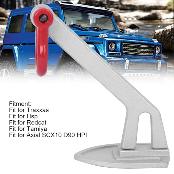 1/10 RC-auton metallivinssi ankkuri maadoitustyökalu, joka sopii Axial SCX10 D90 HPISilverille