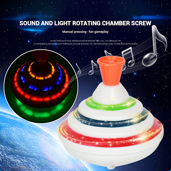 LED Music Spinning Top Toy - Perfekt present till barn