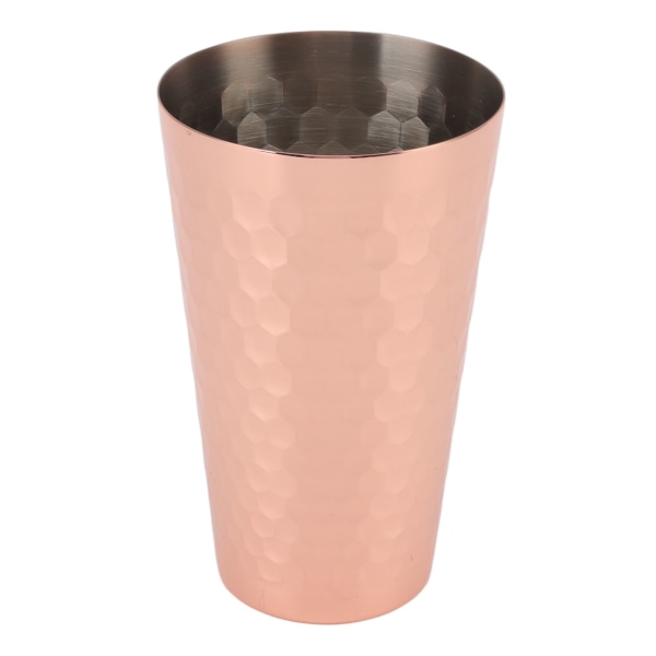 Drikkekopp 304 Rustfritt Stål Hamret Multifunksjonell Moscow Mule Krus for Bar Hjem Kobberbelegg
