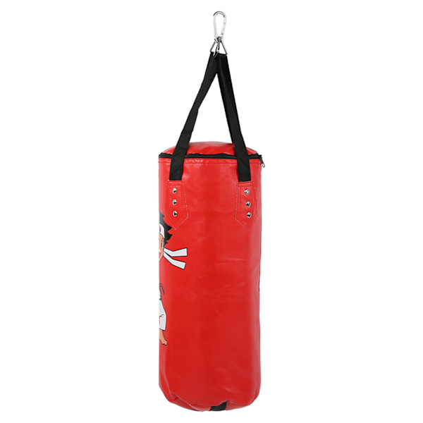 Barn Boxningssandsäck Hängande Typ Barn Sanda Muay Thai Träningshålutrustning Röd 60cm