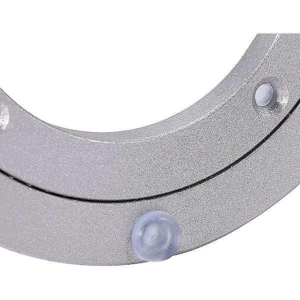 Bordslager - Kraftig vridplatta i aluminiumlegering, smidig vridbar bricka (storlek: 6 tum)