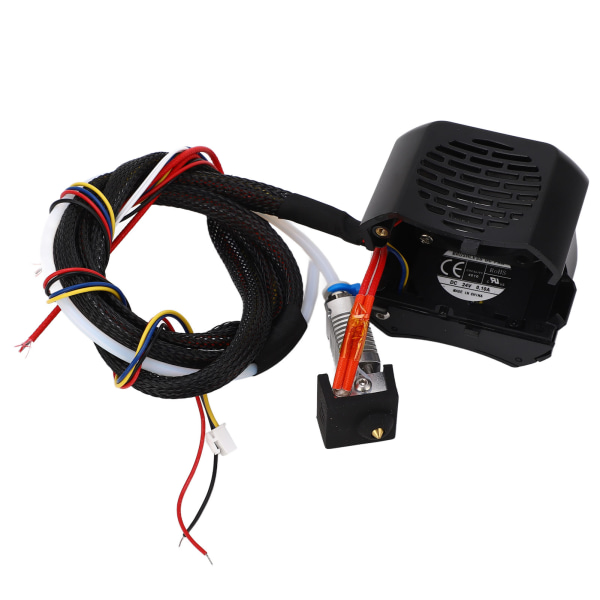 Fuld Hotend Kit 3D-printer Tilbehør Hot End Kit med Dobbelt Blæsere til Ender 3 V2 DC24V