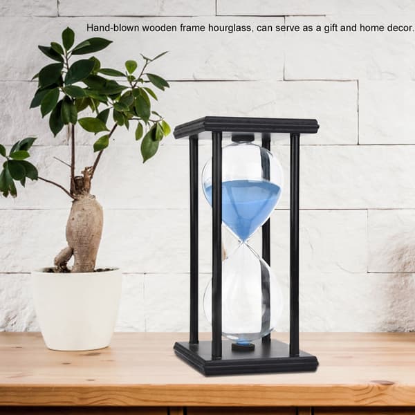 Timeglas 30 minutter Træ Sand Glas Timer Ur Mode Gaver Hjemmekontor Skrivebordsindretning