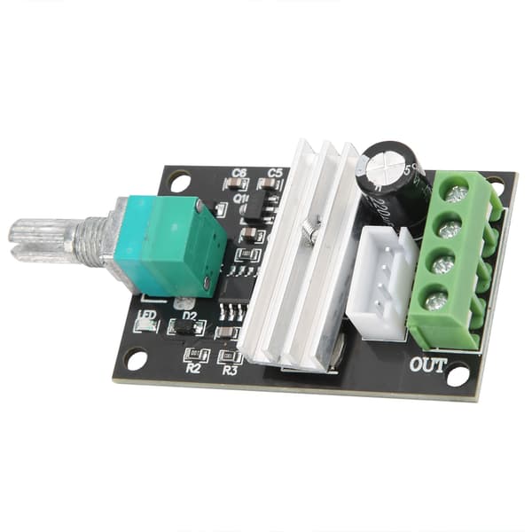 DC Motor Hastighetskontrollmodul PWM Justerbar Bryter CW CCW Kontroller Driver DC6V/12V/24V 3A