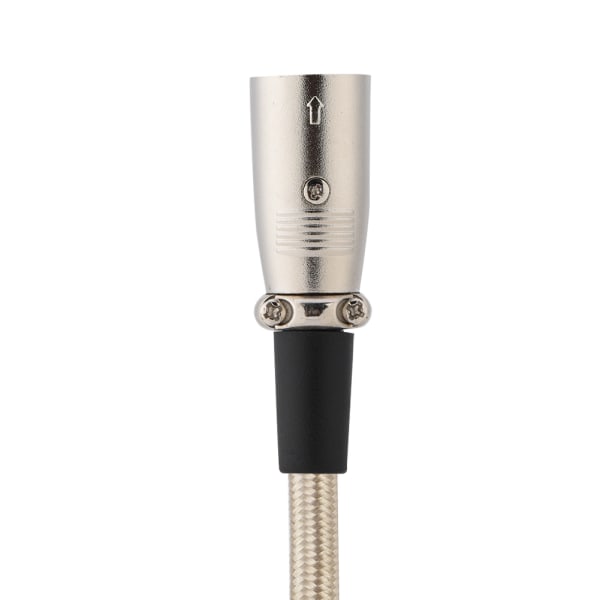 3-nastainen XLR-uros-XLR-naaras mikrofoni mikrofonikaapeli äänijohdon johto 1 metriä / 3,3 jalkaa