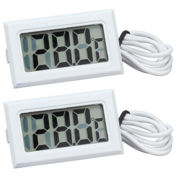 2st elektronisk digital termometer termostat temperaturmätare 2s Uppdatera med ProbeWhite