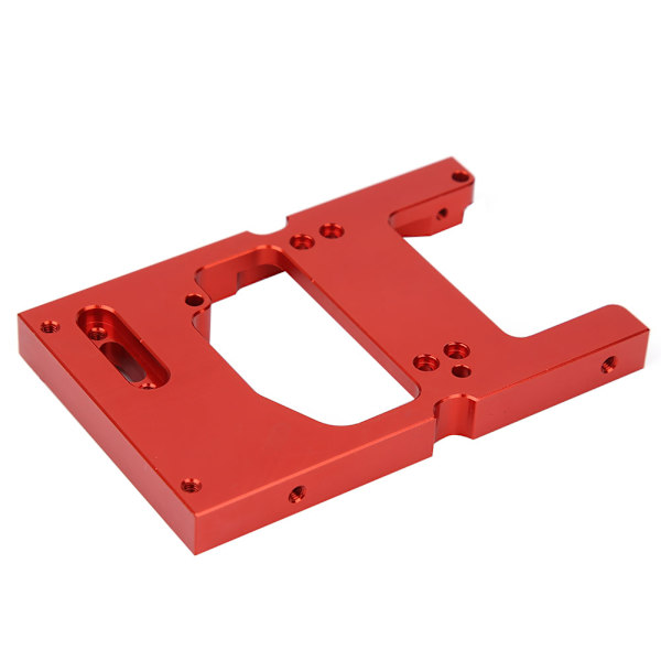 Til WPL-system 1:16 RC-bil Metalstyring Motor Servo Fastgørelsesbase Monteringsbeslag Rød
