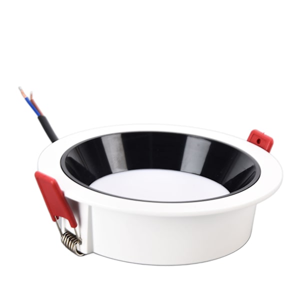 LED-downlight 5,1 tum 12W Lätt att installera Varm infälld burklampa för takdekoration 220V
