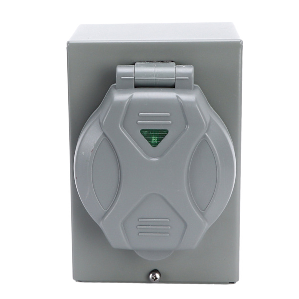 50A Generator Power Inlet Box 12500W 125/250V Vejrbestandig NEMA 3R Generator Stik til Udendørs Brug