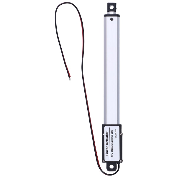 Lineaarinen karamoottori DC 12V 100mm sisäinen rajakytkin Hiljainen sähköinen minilineaarinen karamoottori teollisuuden maatalouteen 15mm/s-50N