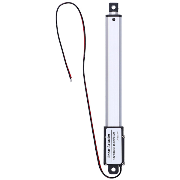 Lineær aktuator DC 12V 100mm intern grensebryter lav støy elektrisk mini lineær aktuator for industrielt landbruk15mm/s-50N