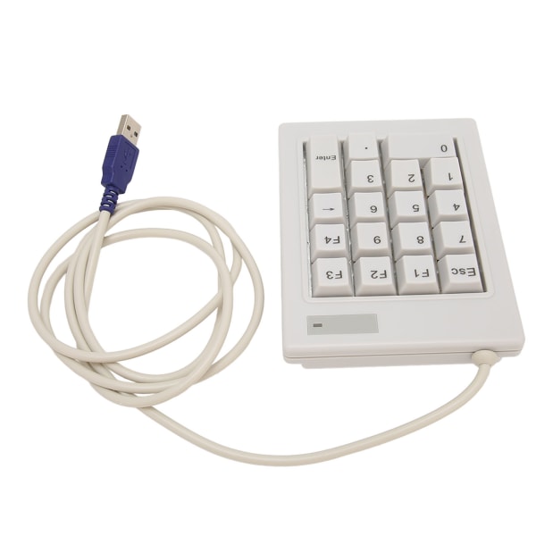 Mekaniskt numeriskt numeriskt numeriskt 18 tangenter Linjär åtgärdsomkopplare ABS Plug and Play Trådbundet numeriskt numeriskt för Office Bank Accountant