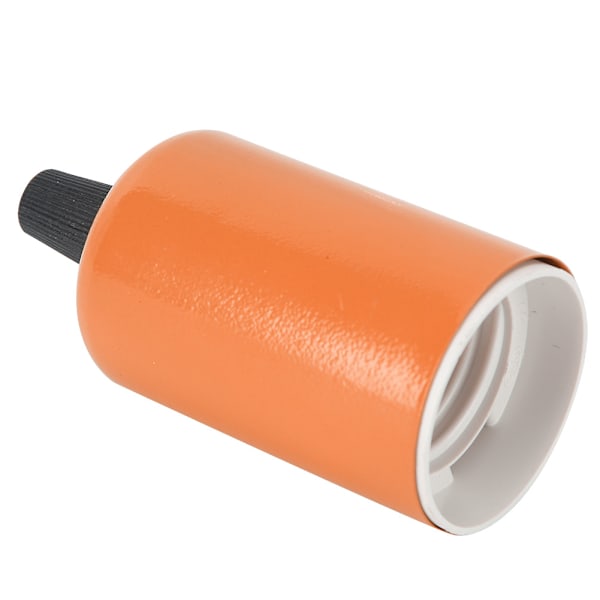 2 stk Retro Stil E27 Taklampe Lampesokkel Base DIY Belysningsarmatur Lystilbehør Oransje