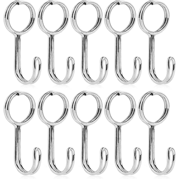 Elastic Tensioners with Hooks - Pack of 30, 8mm x 30cm