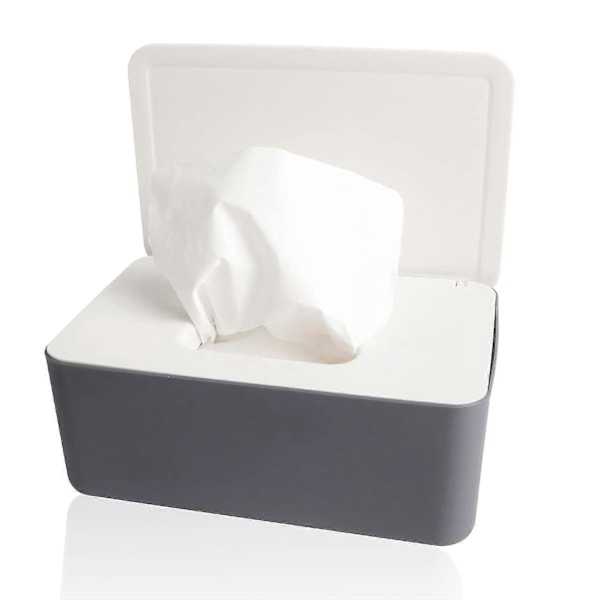 Våtservietter Boks, Baby Våtservietter Boks, Oppbevaringsboks for Papirservietter, Toalettpapirboks, Baby Våtservietter Etui, Serviett Holder, Plast Våtserviettdispenser, Serviettboks, Klut