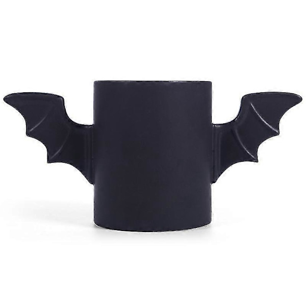 2025 Egnet Flagermuskrus Batman Keramikkrus Tegneserie Batman Vinger 3d Vandkrus Kaffekrus Sort
