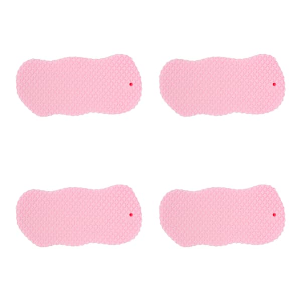 3D badesvamp eksfolierende blød elastisk smertefri brusesvamp til voksne baby 4 stk.