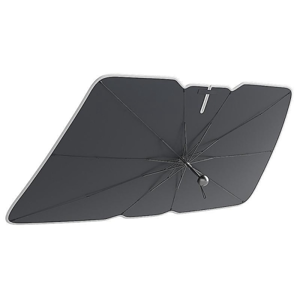 Universal hopfällbar bilvindruta solskydd 145 x 79 cm Anti-UV solskydd paraply