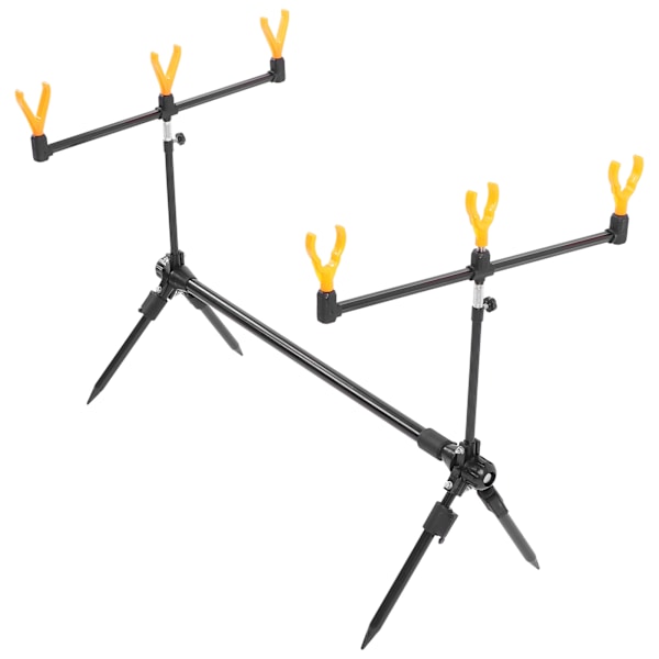 Sjøfiske Stang Foldbar Brakett 3 Fiske Stang Teleskopisk 4 Fot Holder Hvile Stativ