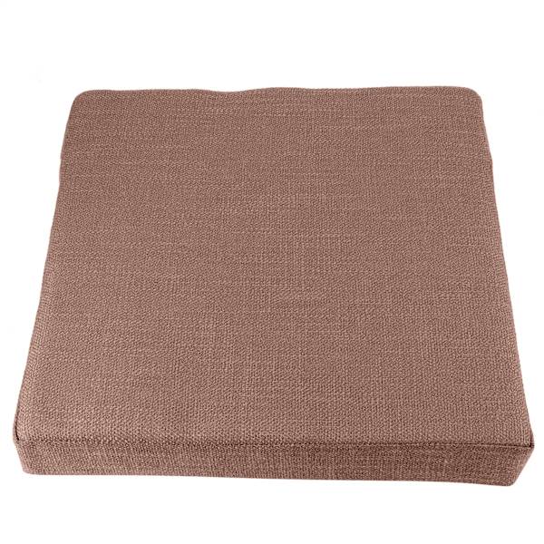 Husholdnings Firkantet Blød Yoga Gulvpude Aftagelig Vaskbar Meditationsmåtte Pude Kaffe 40 x 6 cm (L x B x H)